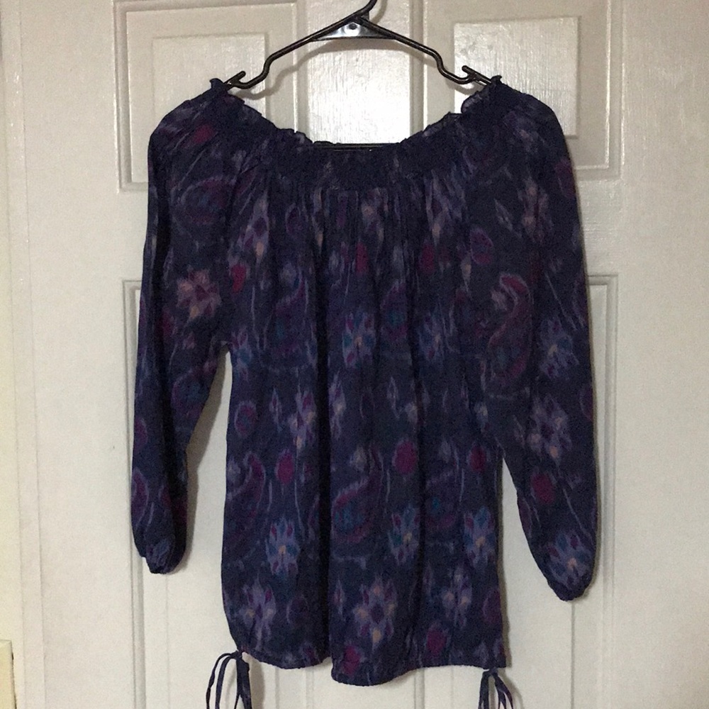 2/$10 Lucky Brand 🍀 Small Multi 3/4 Sleeve Sz Small